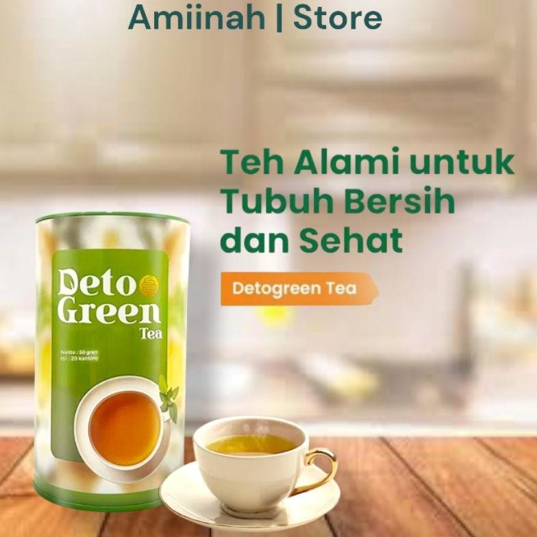 

SALE! DETOGREEN TEH ORGANIK DETOX 50GR | 20 CELUP | PEMBERSIH USUS ALAMI