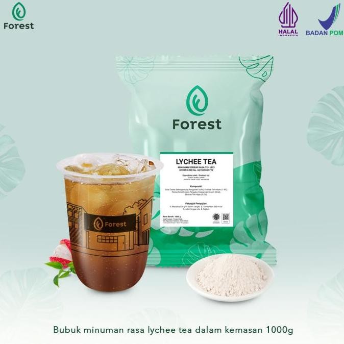 

Bubuk Minuman Lychee Tea Powder 1000G - Forest Bubble Drink