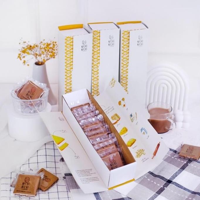 

((Tasyi Approved)) Choco Cookie Sandwich - Kue Kering Coklat Jepang Enak BESTSELLER!! Nichi Nichi by Farine