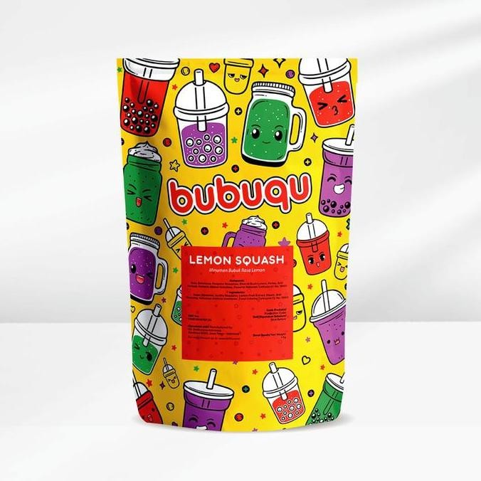 

Baru Bubuqu Powder Drink Lemon Squash 1Kg - Bubuk Minuman Lemon Segar Kekinian