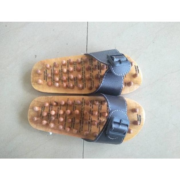 SANDAL REMATIK KAYU ANTI REMATIK / SANDAL KESEHATAN / SANDAL REFLEKSI