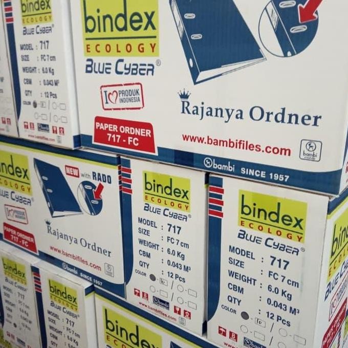 

Ordner Bindex 717 Folio 75 Mm - Hitam (Dus Isi 12 Pcs)