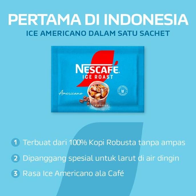 

Baru Nestle Nescafe Ice Roast Americano 10X2G X 5Pcs - Kopi Hitam Instan Korea Style