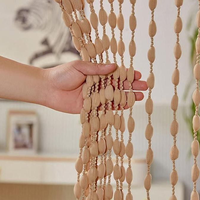 Tirai Manik Tirai Sekat Pintu Ruang Kerey Mote Gorden Mote Lebar 100 Cm Dekorasi Rumah,Pernikahan,Ho