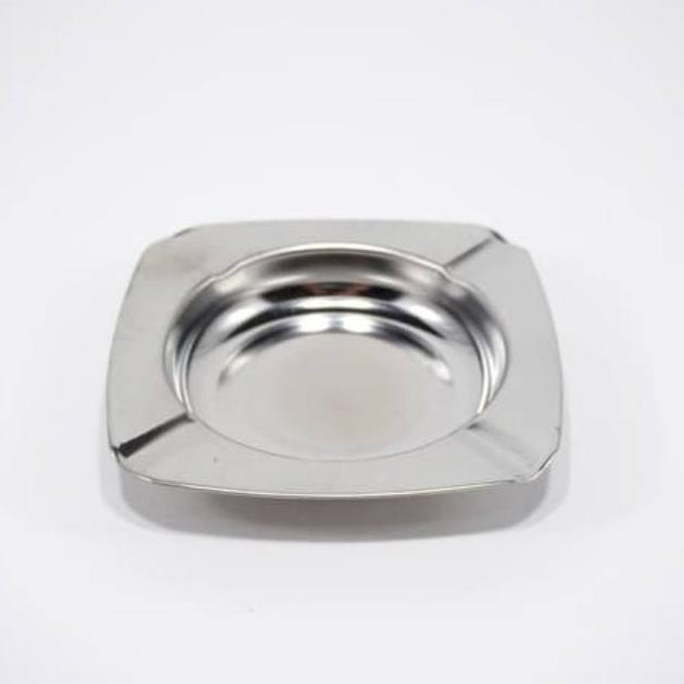 Terlaris Asbak Cerutu Rokok Stainless Steel Model Kotak 4 Jepitan Rokok Cerutu