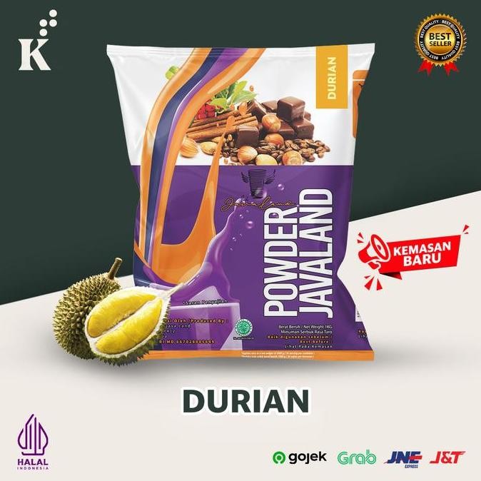 

Baru Javaland Bubuk Minuman Durian Original 1 Kg - Bubble Drink Powder Rasa Durian Premium