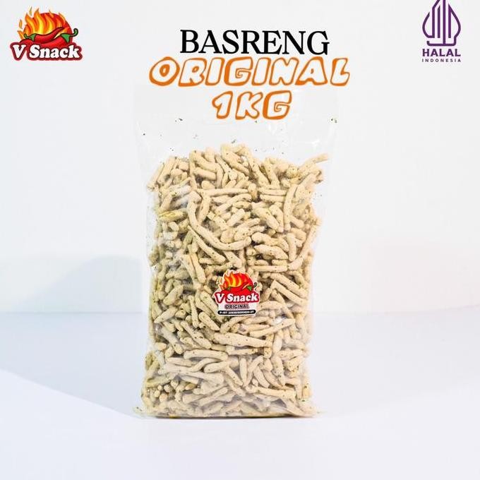 

Basreng original jeruk purut 1kg Kering Makanan Food Snacks Goreng