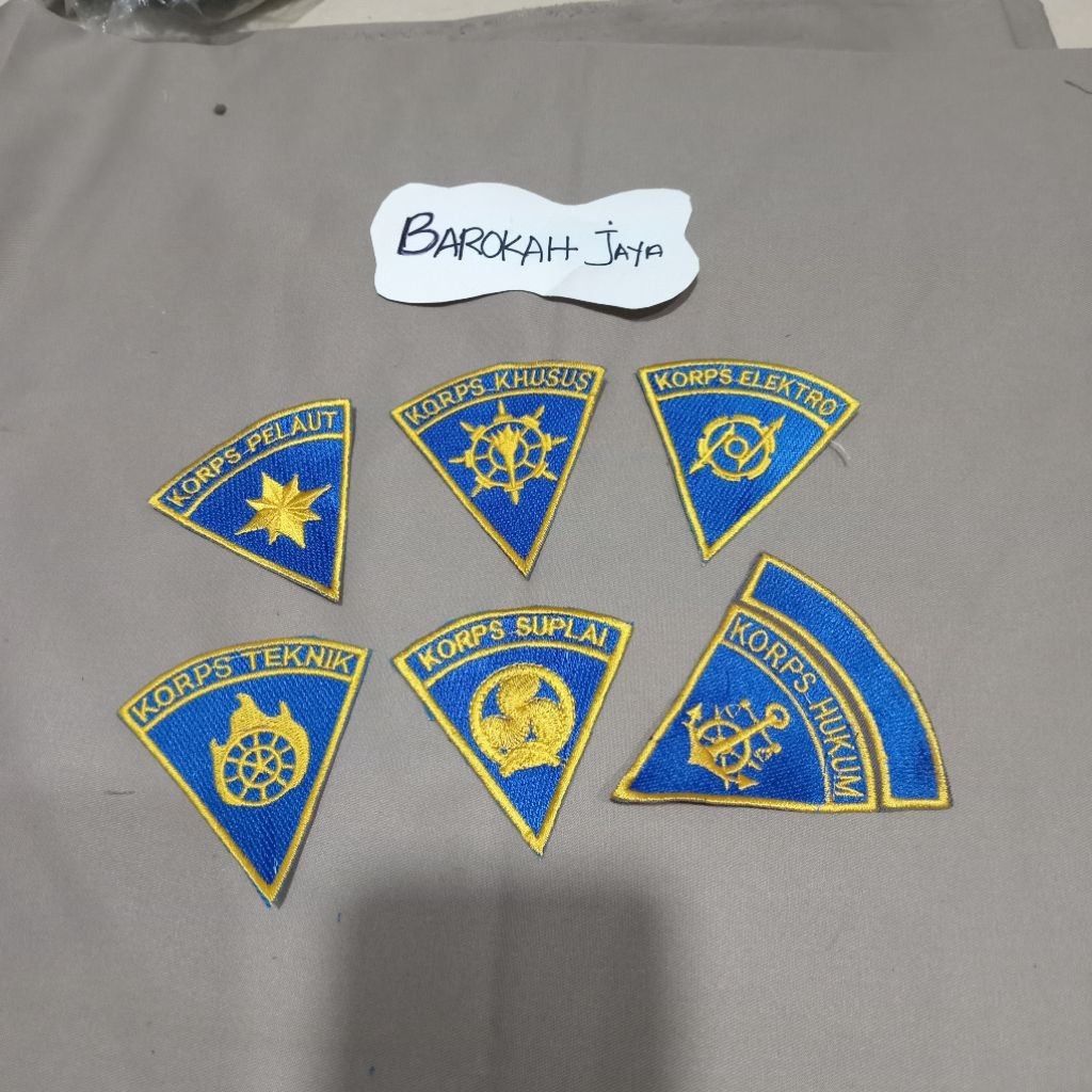 KORPS PDH BORDIR / BED BAJU PDH / LOKASI TNI AL