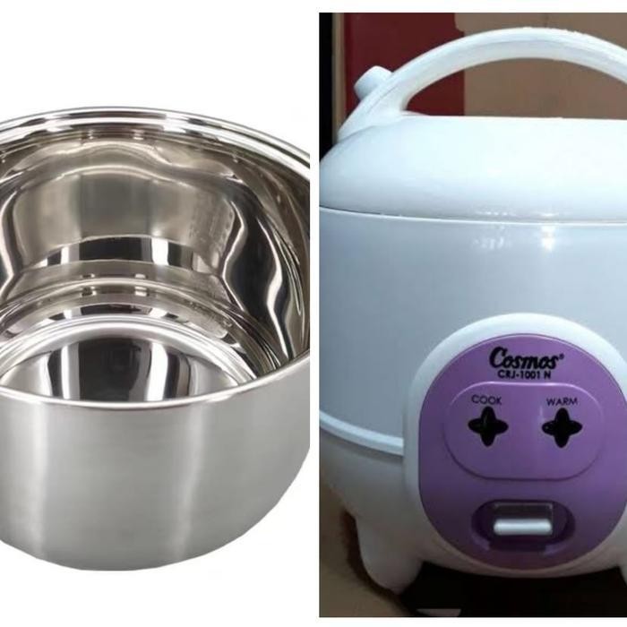 Panci Stainless Steel Innerpot Utk Magic Com Cosmos Crj 101 & Crj 1001