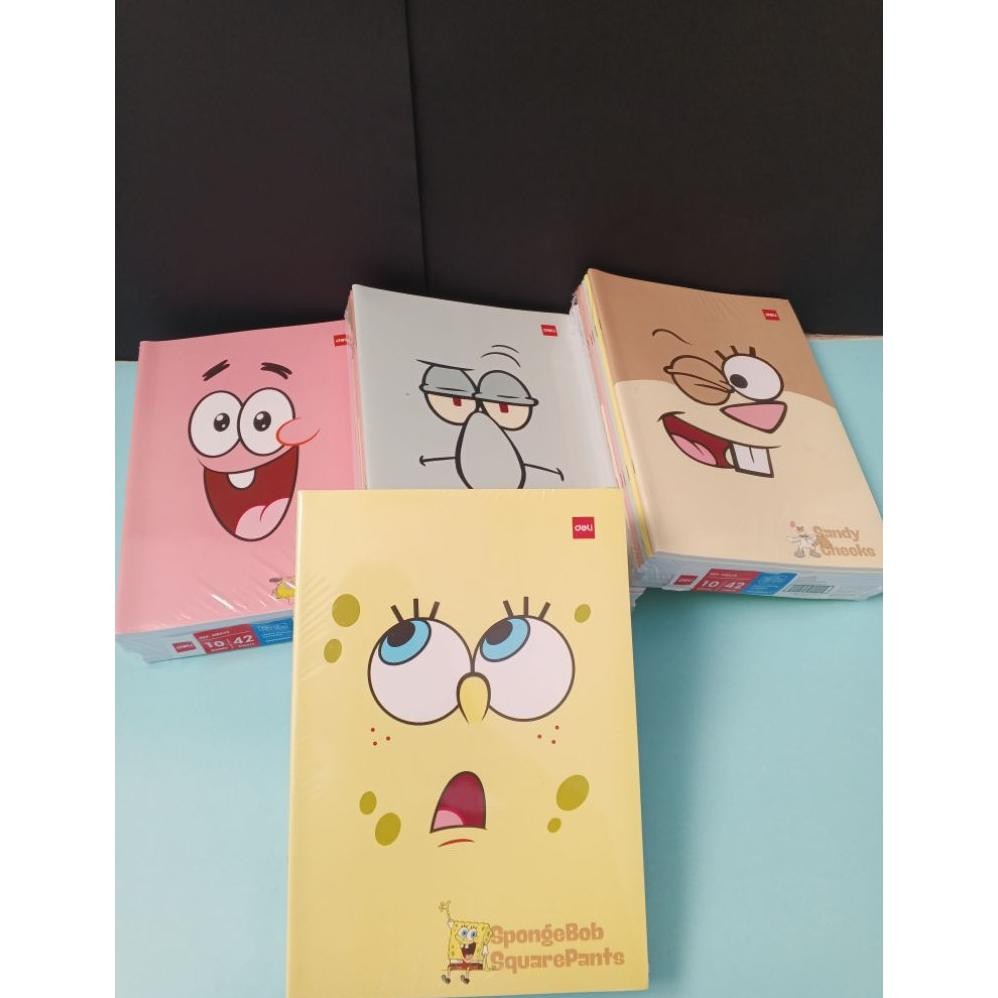

Siap Kirim Buku Tulis Deli Spongebob Series B5 42 Lembar Isi 10 Buku - Buku Sekolah Anak