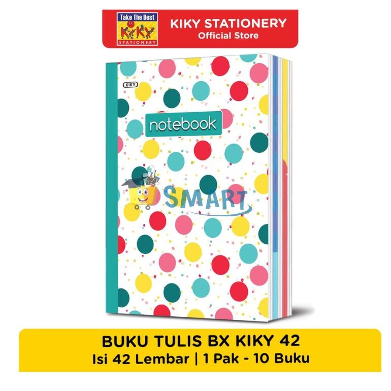 

Siap Kirim Buku Tulis KIKY 42 Lembar | 1 Pack Isi 10 Buku | Notebook Sekolah
