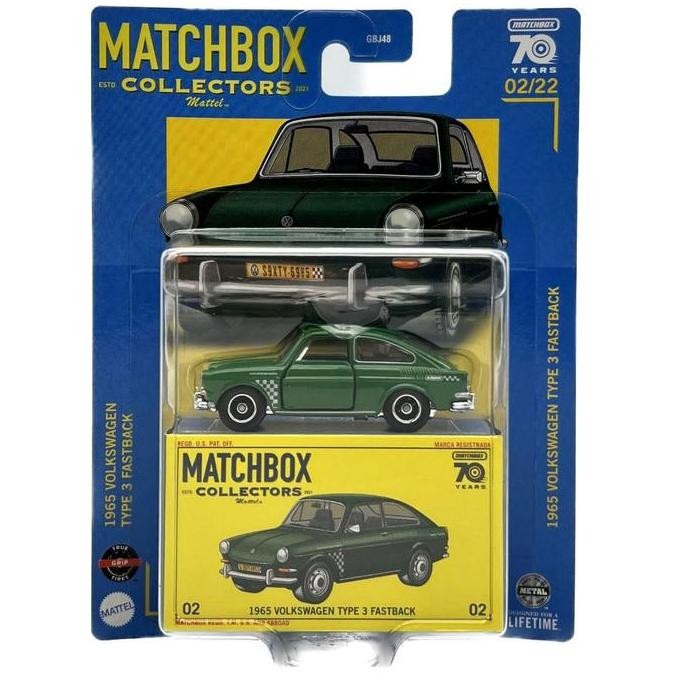 Matchbox Collectors 1965 Volkswagen Type 3 Fastback Hijau