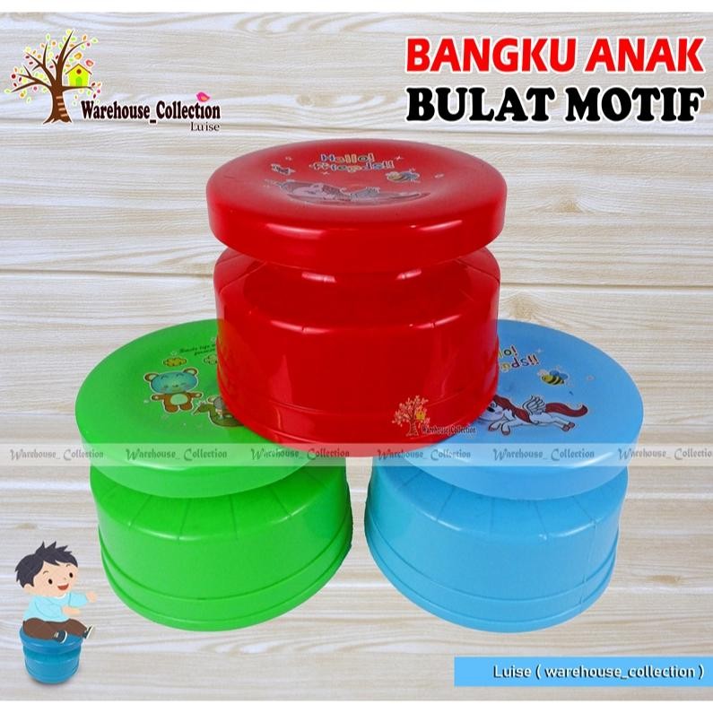 Terlaris Kursi Plastik Pendek || Dingklik Plastik || Kursi Jongkok Bulat || Kursi Dapur Bulat || Ban