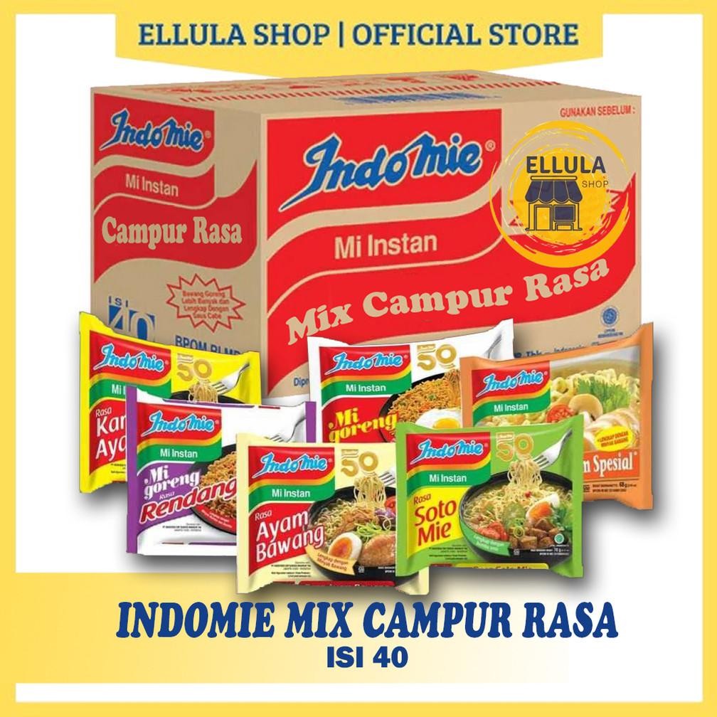 

Special - ELLULA Shop - INDOMIE 1 DUS ISI 40 BISA CAMPUR ,,