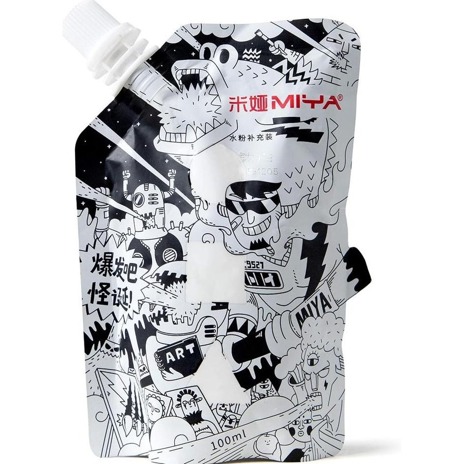 

Miya Himi Weird Gouache Refill Pouch 100Ml - Titanium White