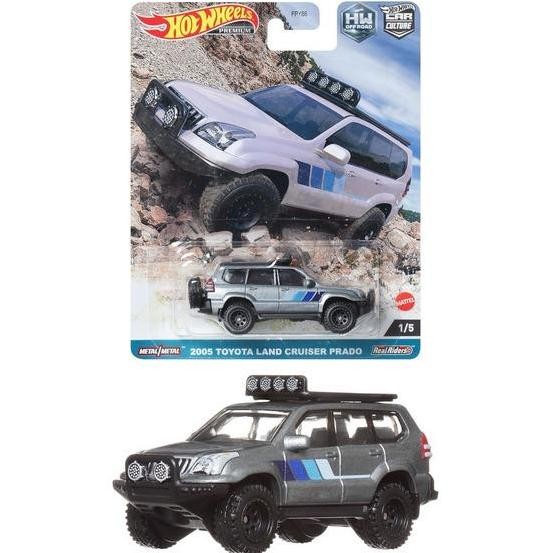 HKC70 - HOTWHEELS PREMIUM 2005 TOYOTA LAND CRUISER PRADO [ FREE PROTECTOR ]