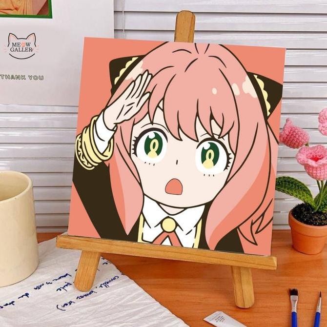 

Paint By Numbers Kit - Spy X Family 20X20Cm/20X25Cm