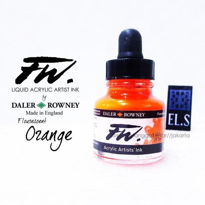 

Daler Rowney Fw Ink Flourescent Orange ( Cat Akrilik )