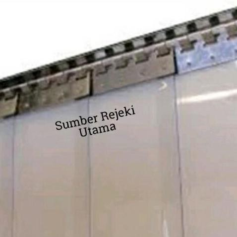 Tirai Pvc Bening Clear 100Cm X 220Cm / Costum Pintu Tirai Pvc Curtain