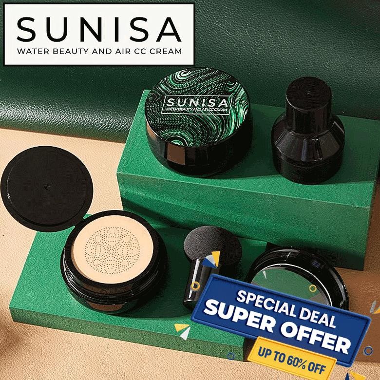 (Terbaru) SUNISA Compact Powder Krim BB Bedak Padat Glowing ori bpom asli Tahan Lama Anti Air dan ke