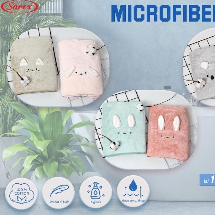 Sorex Handuk mandi Premium dewasa & anak/ Handuk Microfiber 885 murah