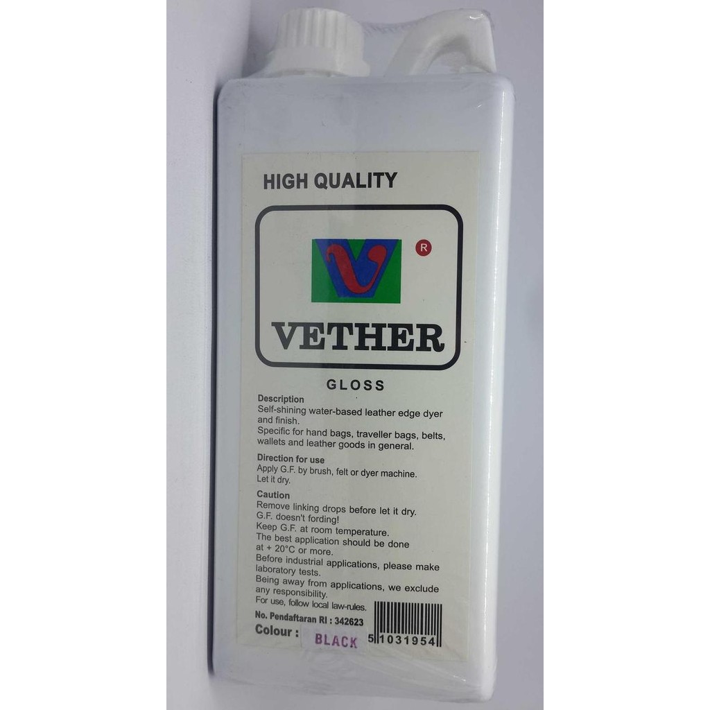 

Cat Pinggir Kulit Gloss Kilap Vether 800 Gram