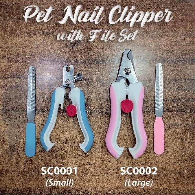 Pet Nail Clipper With File Set