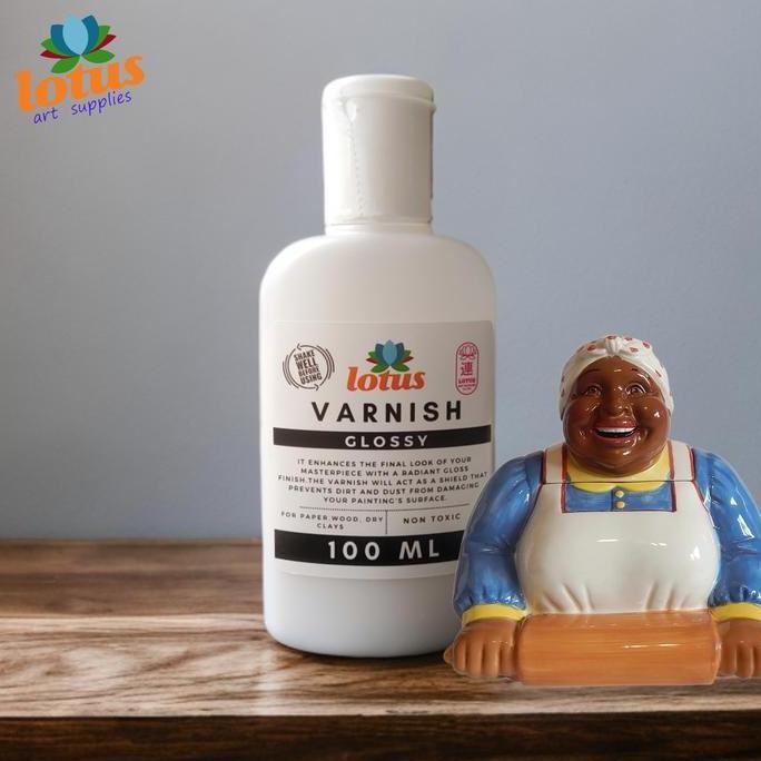 

Lotus Varnish Decoupage Gloss 100Ml For Dry Clay, Wood, Polymer, Paper