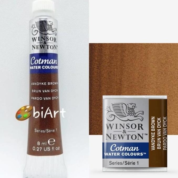 

Cat Air Cotman Water Colour Vandyke Brown Tube 8 Ml Winsor & Newton