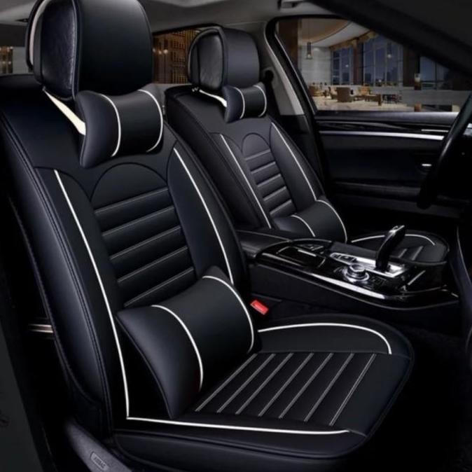 Datsun Go Plus Cover Jok Mobil Kursi Seat Full Putih Set 3 Baris