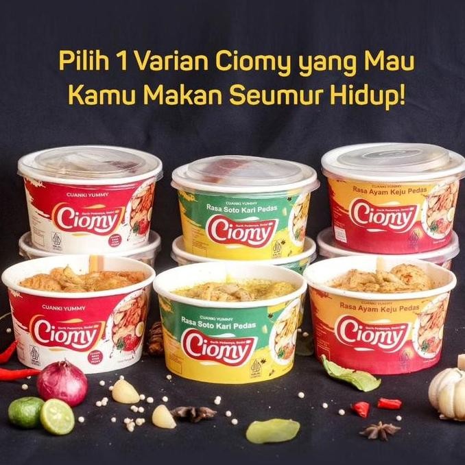 

JB Cuanki Chicken Spicy Cup Ciomy Garut Instan Masak Cepat Sehat Halal None