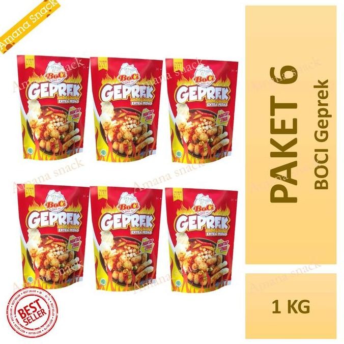 

JB BOCI PAKET 1kg-Baso Aci Mantap Jiwa, Geprek, White Curry, Korean Spicy None