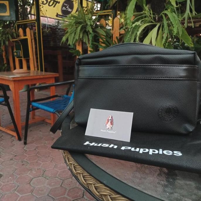 Terbaru PouchBagHushPuppies Logo Bawah Original Free Dust Bag Hush Puppies