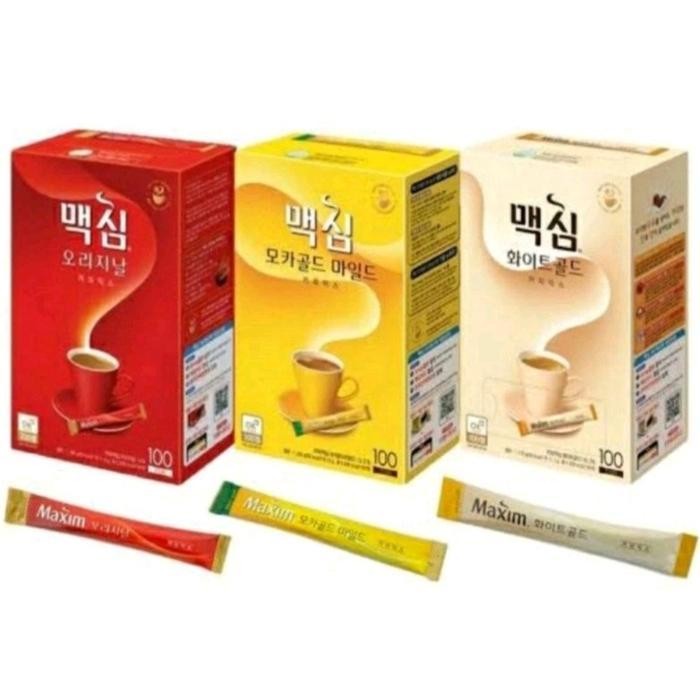 

Ready Stok!!! Maxim Coffee Original Korea 100 Sachet