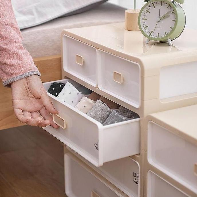 Baru Greenland Lemari Storage Serbaguna Pakaian, Kaos Kaki, Buku, Kosmetik Hlb401