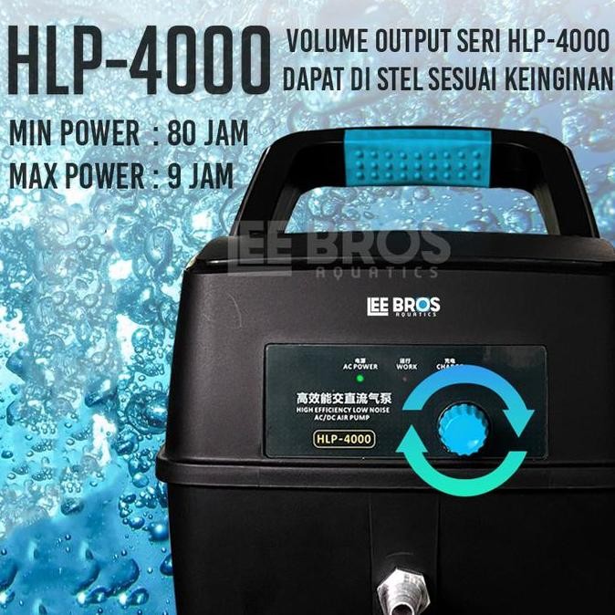 Aerator Resun ACDC Waterproof Bertahan 9-150 Jam Super Strong / Aerator Kolam Ikan Koi / Aerator AC 