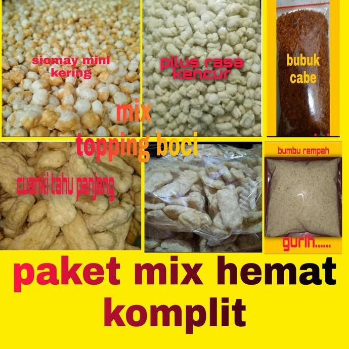 

JB PAKET MIX HEMAT 50 BASO ACI/BOCI/SEBLAK/CUANKI None
