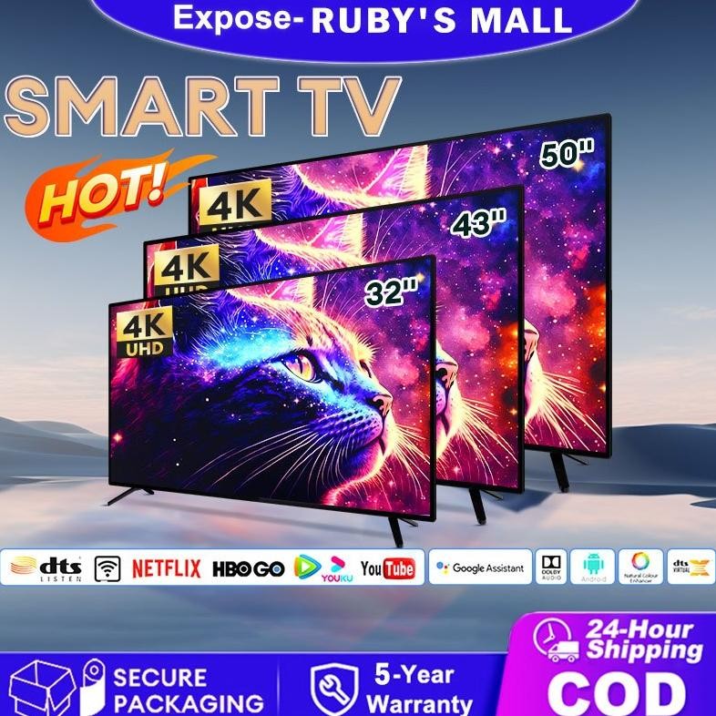 Smart TV 32 Inch Android TV 43 Inch Android System Murah 32/43 Inch Smart TV WIFI/Youtube/Netflix