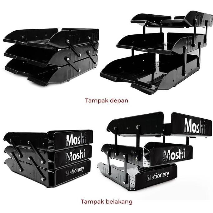 

Document Letter Tray Rak Susun Dokumen 3 Tingkat Free 2 File Box