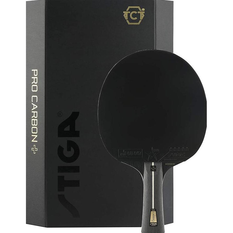 STIGA Pro Carbon+ Plus Table Tennis Racket (Raket Tenis Meja)