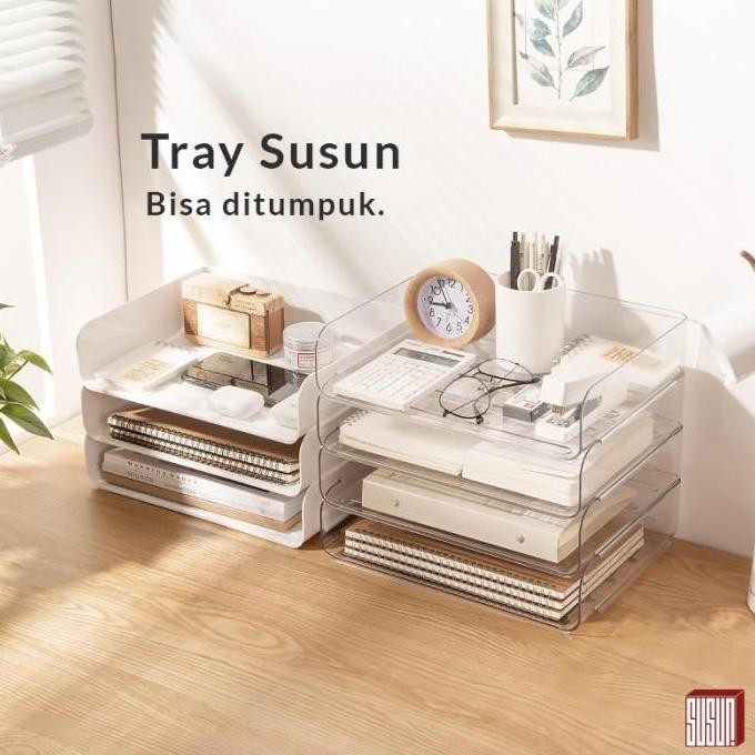 

Tray Dokumen / Rak Kertas / Desktop Tray Organizer / Rak File Document