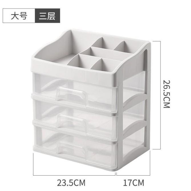 

Rak Buku Laci Kantor Minimalis Atas Meja Tempat Box File Vintage Kokoh