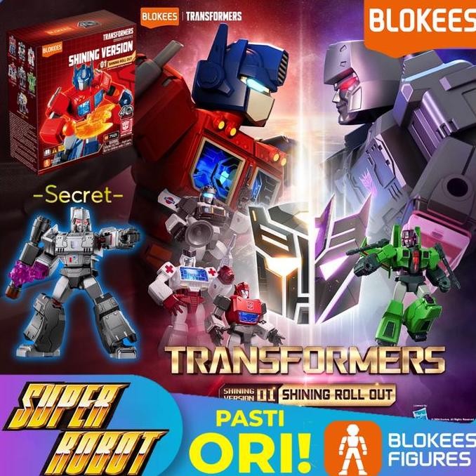 BLOKEES Figure Blind Box Transformers SV-01 Shining Version 01 Shining Roll Out - Optimus Prime / Ja
