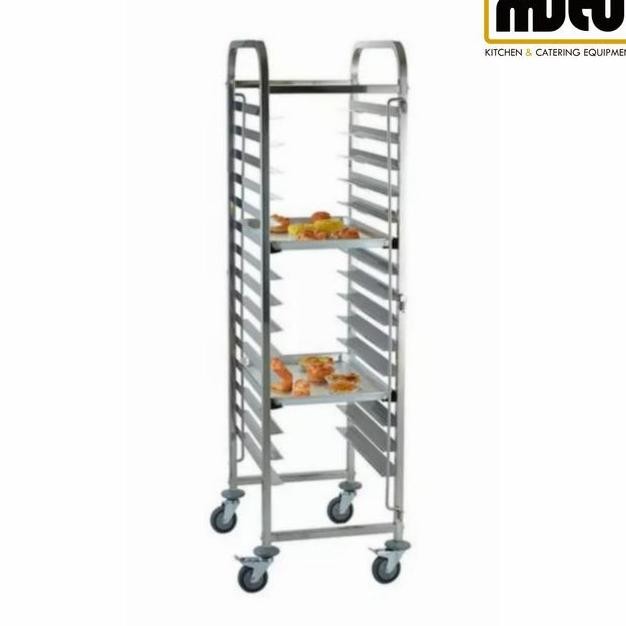 Troli Loyang 40X60 Stainless Donat Kue Ra Trolley Bakery Rtb15