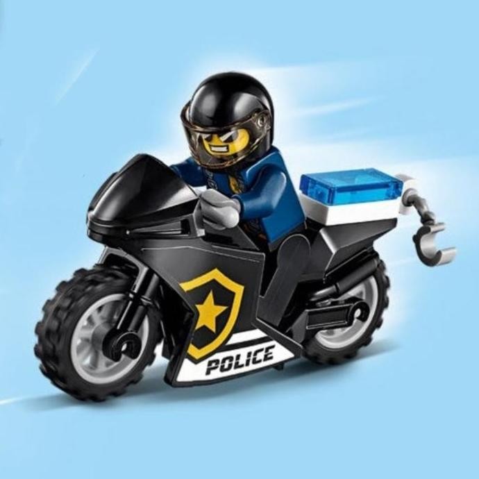 Lego 60276 part out police motorcycle with figure