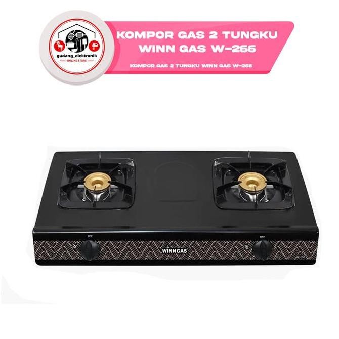 Kompor Gas 2 Tungku Winn Gas W-266