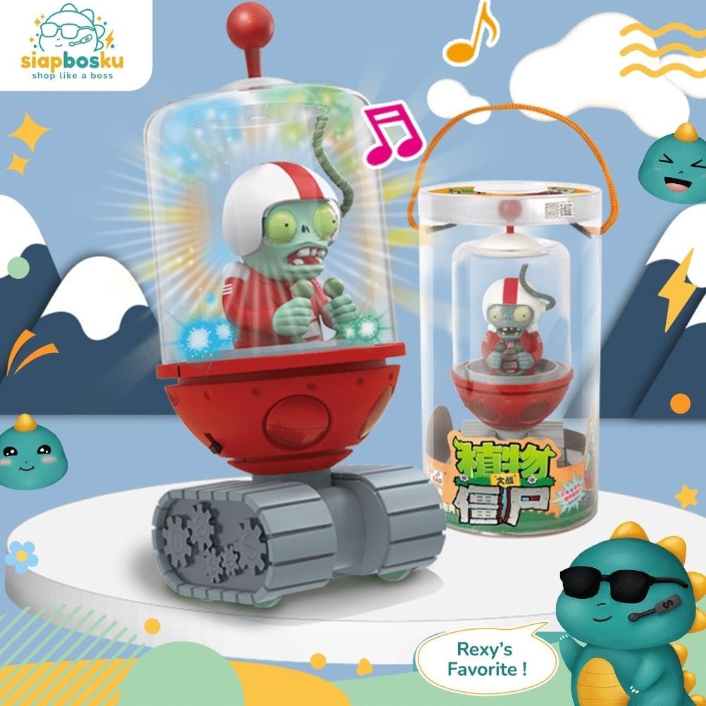 Terlaris Mainan Anak Plants Vs Zombies 2 Shield Zombie Set Action Figure