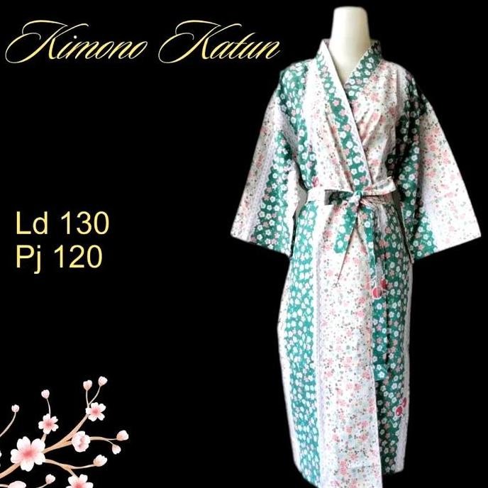 Kimono Salon Spa Kimono Pria Wanita Kimono Tidur Katun Panjang