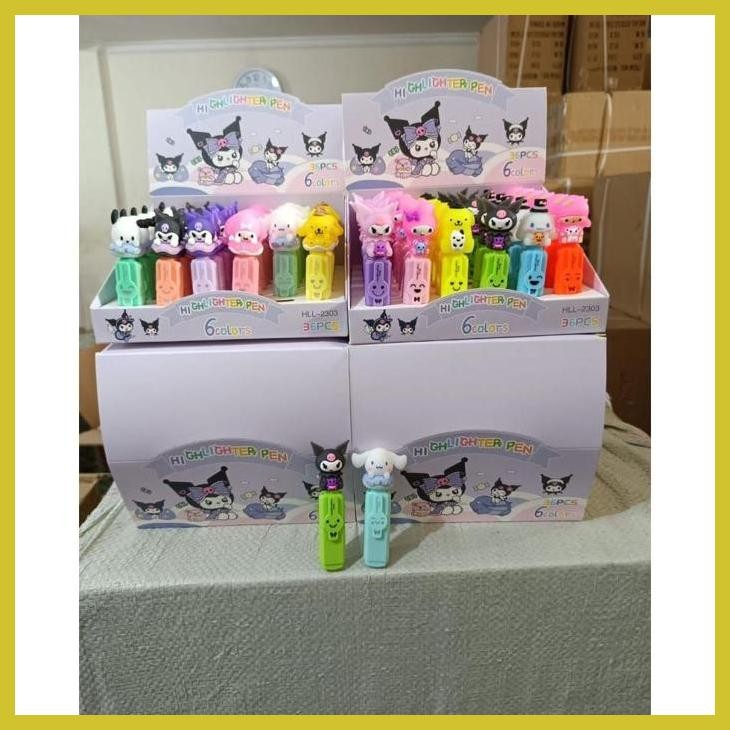 

(VIRAL PRODUK) SF-93 STABILO SANRIO HIGLIGHTER PENANDA WARNA KARAKTER LUCU SIAP KIRIM