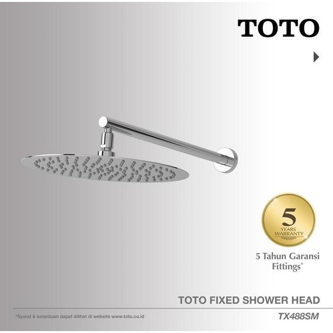 Toto Shower Head Tx488Sm | Head Shower - Shower Mandi - Rain Shower